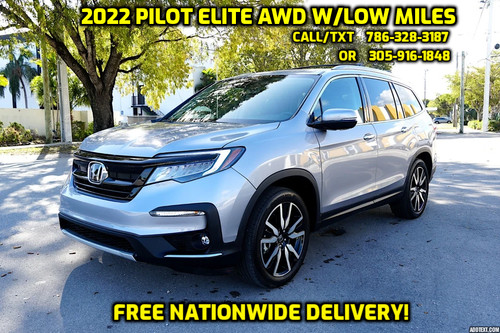 2022 honda pilot - elite, awd
