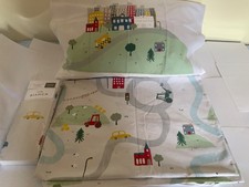 Single Childs Bed Duvet Cover & NEW Single Fitted Sheet from John Lewis