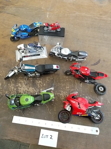 Model motor bikes 1 - 8,