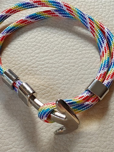 Multicoloured rope bracelet