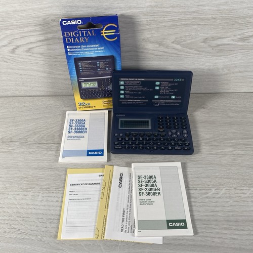 Casio vintage digital diary - casio,