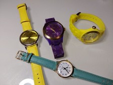Joblot of 4 Watches Please See Pictures Spares Or Repairs Swift Safe Shipping UK