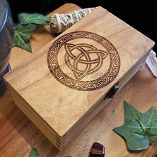 Celtic Triquetra Box, Crystal