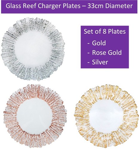 Glass charger plate - charger,