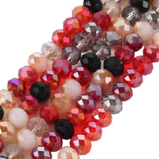 ❤ Faceted Rondelle Crystal