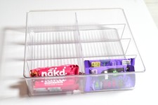 4 x mDESIGN storage 8 section bins. Set of 4 of boxes. Size 12" x 10.5" x 3.5" h