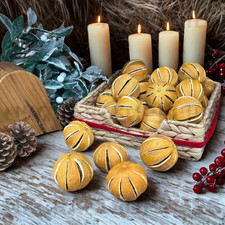 Whole Orange -  Naturally Dried Christmas Fruit Decoration Scented Wreath Craft