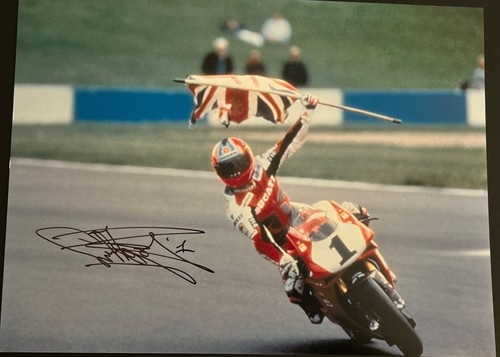 Carl fogarty signed 16x12 - fogarty,
