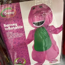 Barney The Dinosaur Halloween Costume Adult One Size Inflatable New