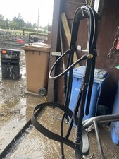 Schockemohle Bremen Full Size Cavesson Bridle. Dark Havana