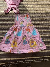 Disney 100 Age 3/4 Years Girls Multi-Colour Sleeveless Dress