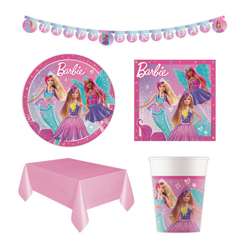 Barbie party tableware - barbie,