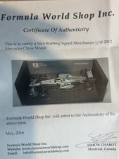 Signed Nico Rosberg Minichamps
