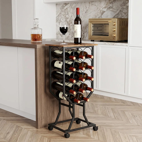 Wine rack free - rack, wooden