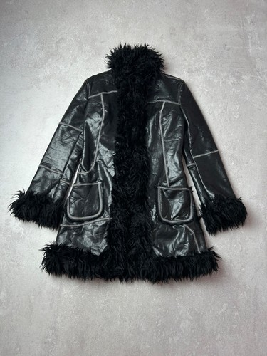 Miss sixty black faux - miss, leather