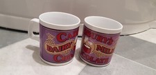 2 x Retro Cadbury's Dairy Milk Chocolate Ceramic Mugs by Kilncraft Staffordshire