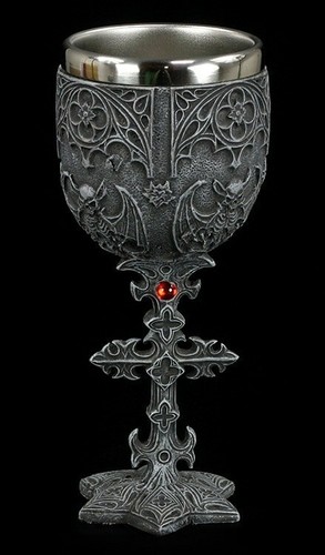 Chalice gargoyle with cross - chalice,