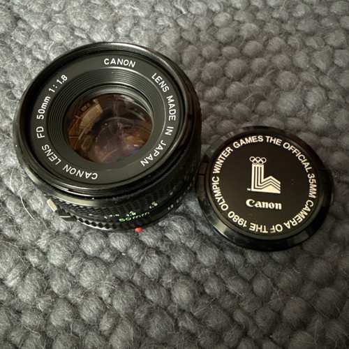 Canon 50mm standard - fd, f1.8