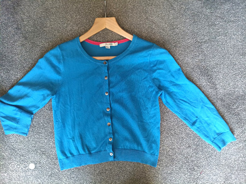 Boden blue cardigan size - blue, 10