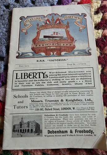 1914 allan line daily - line, news