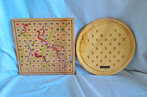 Wooden game boards snakes - game, boards: