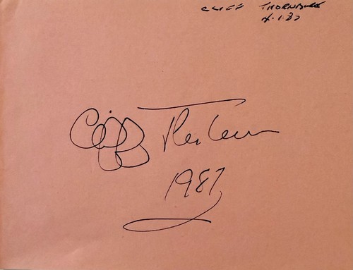 Cliff thorburn signed - cliff,