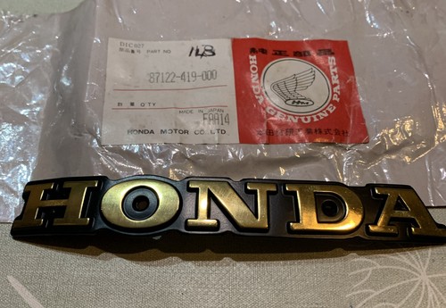 Genuine honda tank emblem - genuine,