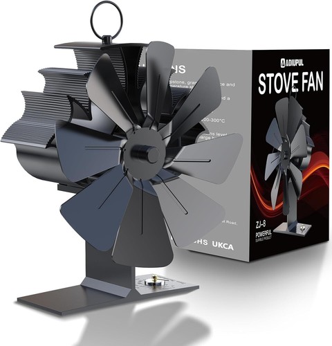 Adiupul log burner fan - log,