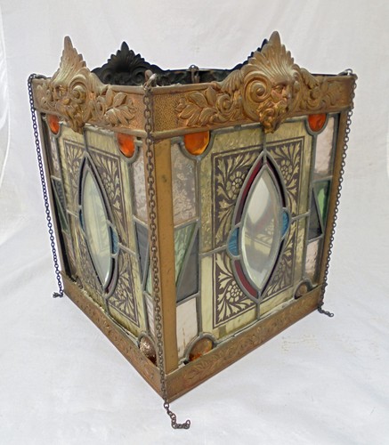 Victorian stained glass hall - glass,