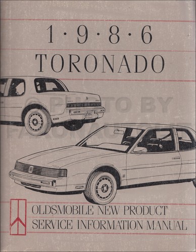 1986 toronado service - 1986,