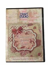 Quintessential Country Garden Double CD-ROMS My Craft Studio Elite Crafting