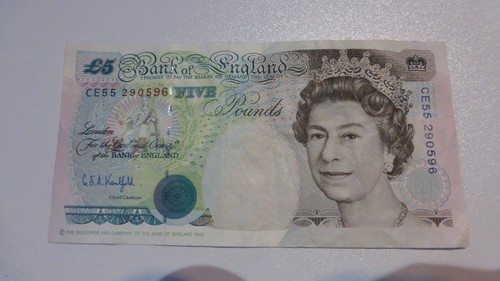 Five pounds ce55 - five,