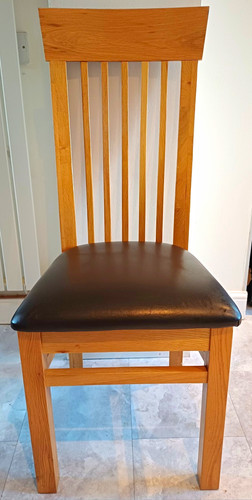 Set wooden dining chairs - of,
