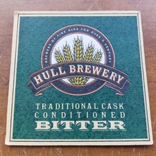 Hull Brewery Beer Mat Uk Cat