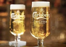 Carlsberg Pint Glasses Pilsner