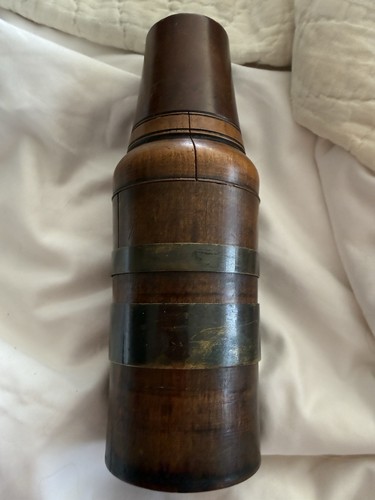 Georgian flask complete with - complete,