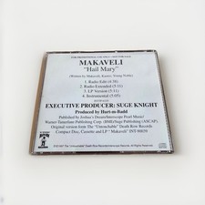 Makaveli Hail Mary promo cd - Tupac Shakur - 2Pac - rare 
