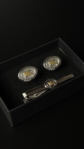 Vintage burberry cufflinks tie - cufflinks,