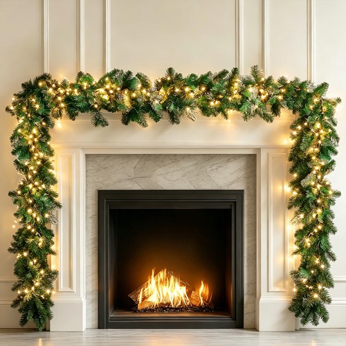 16ft christmas garland - christmas, with