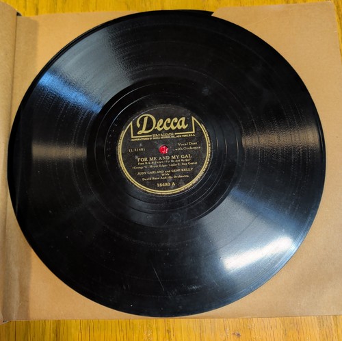 Rpm judy garland and - 10",