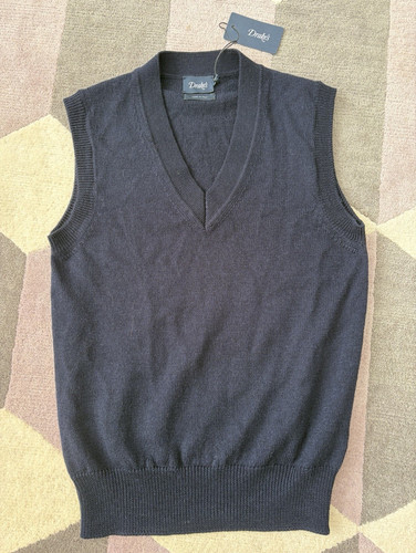Drake men navy - men's, merino