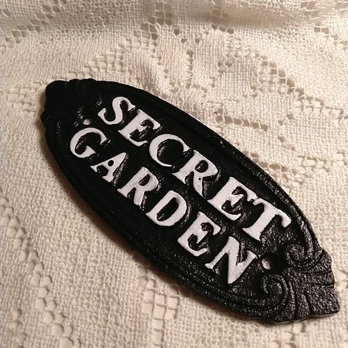 Secret garden cast iron wall - secret,