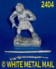 ZULU WARS Casting LA2404 ZULU WARRIOR – Hurt, with Rifle and Spear close by
