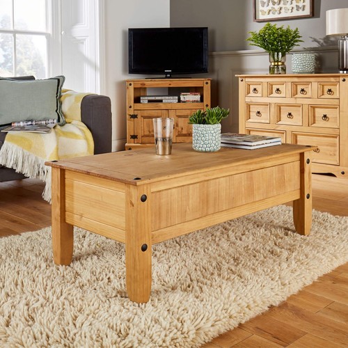 Coffee table pine corona - pine,