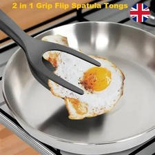 2 in 1 Grip Flip Spatula Tongs