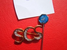 Swarovski Collectors Society Tie/Lapel Pin and broach REF D