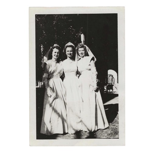Vintage snapshot photo - snapshot, three