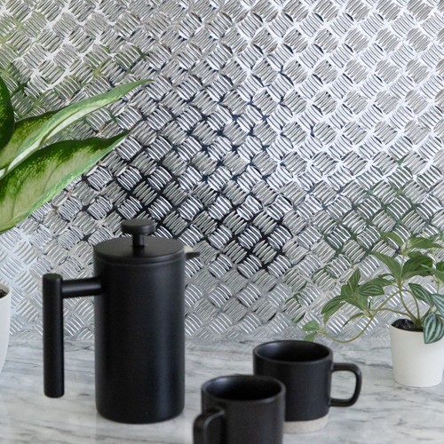 Fix chequer plate silver - chequer,