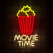 Movie Time Neon Home Cinema