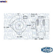 ALTERNATOR 063731645010 FOR